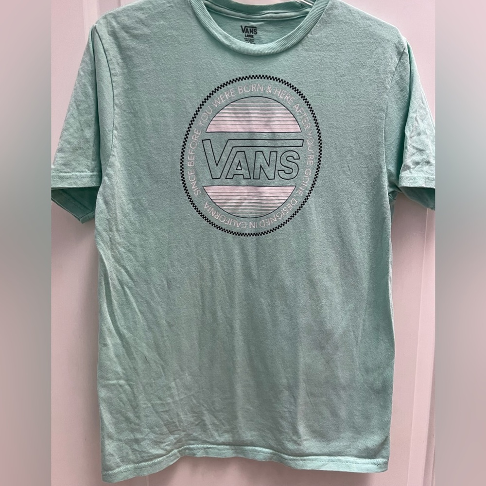 Vans teal T-shirt